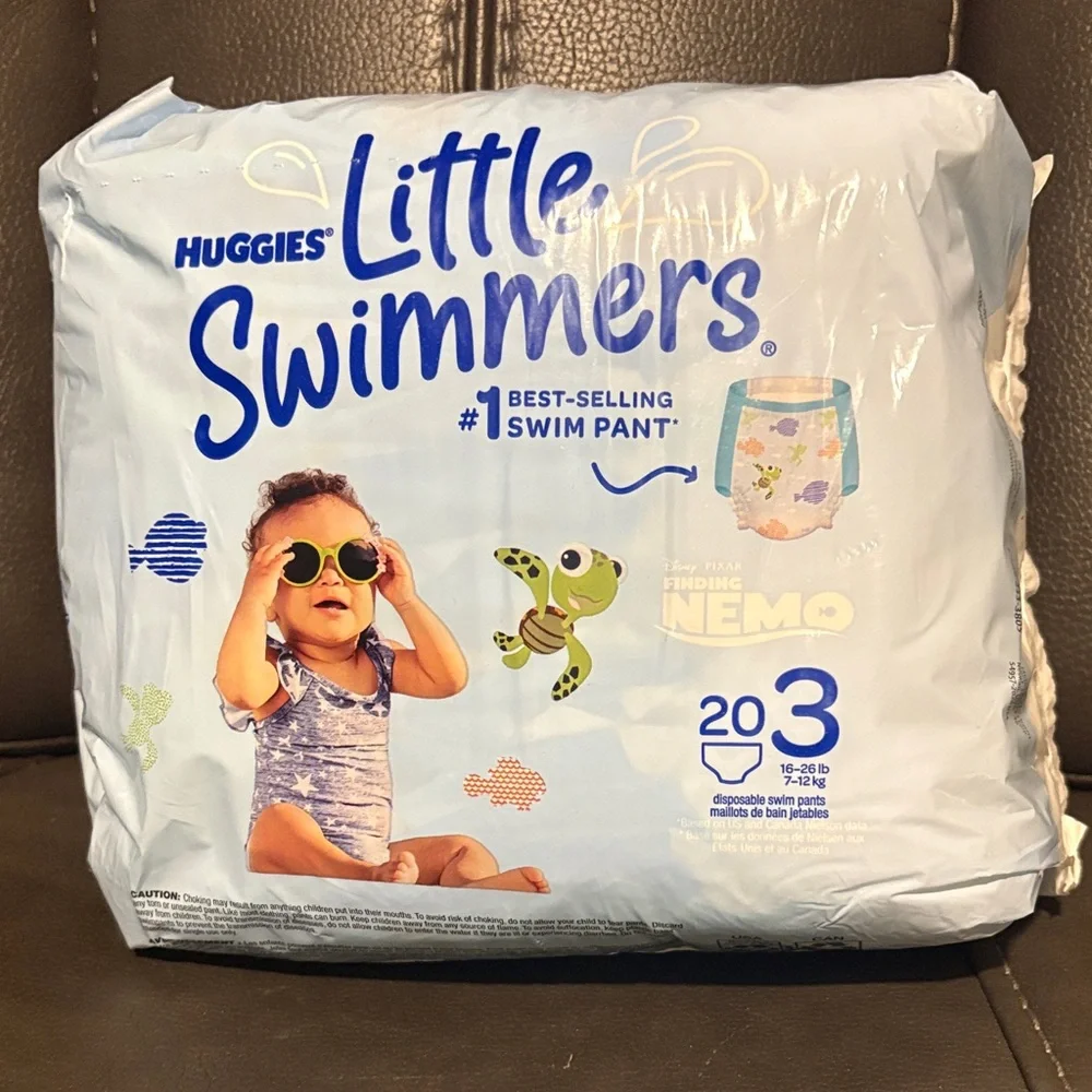Huggies Little Swimmers Diaper Cover - Blue